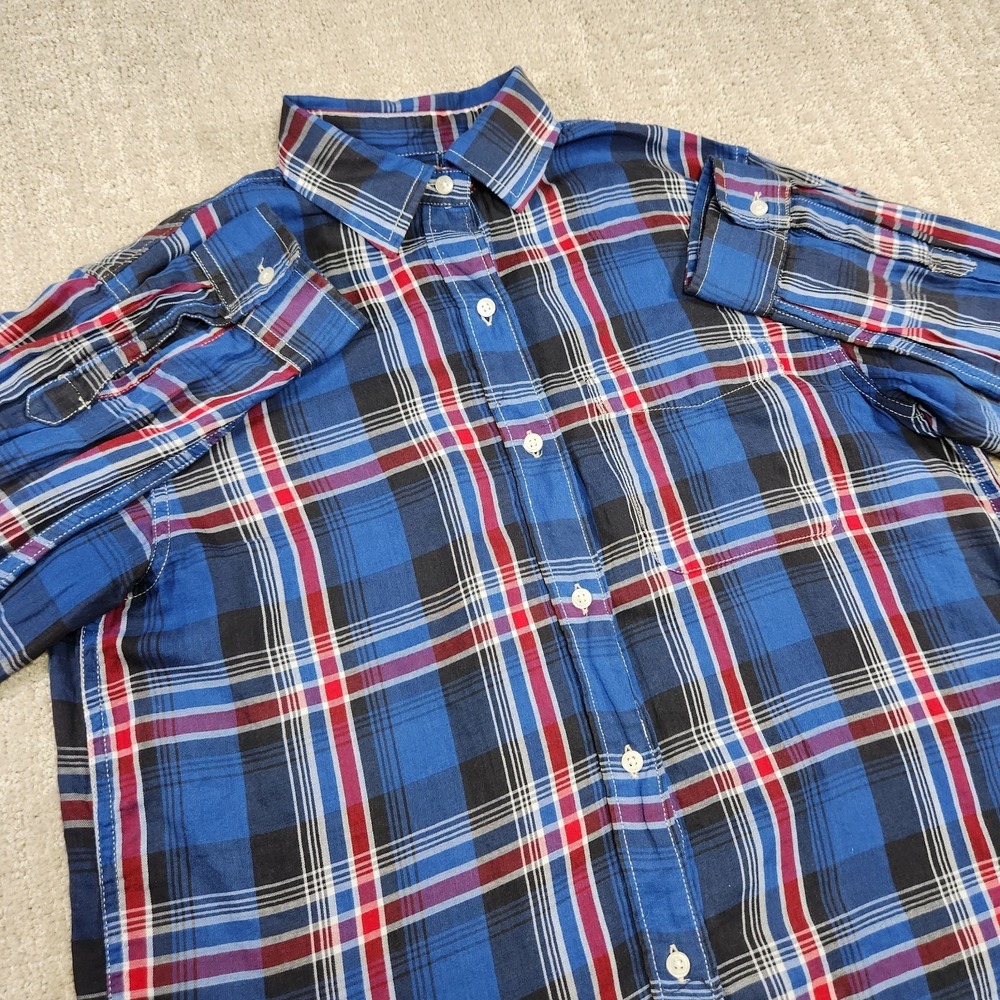 Ralph Lauren Shirt Women Small Denim Supply RL Boyfriend Button Up Lightweight